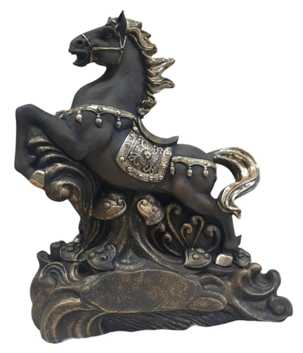 "Огненный конь" , бронза/золото.