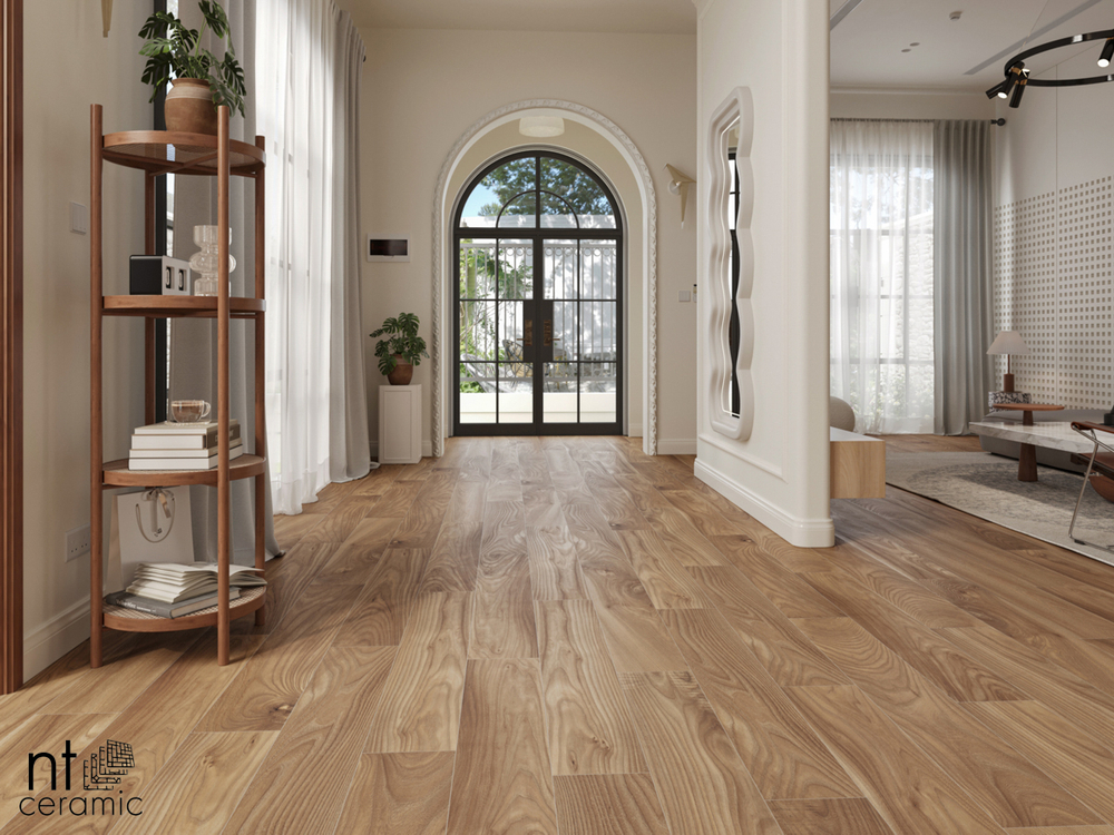 NT CERAMIC. Керамогранит Wood Dreem Millettia NTT93105M 200*1200*10мм матовая
