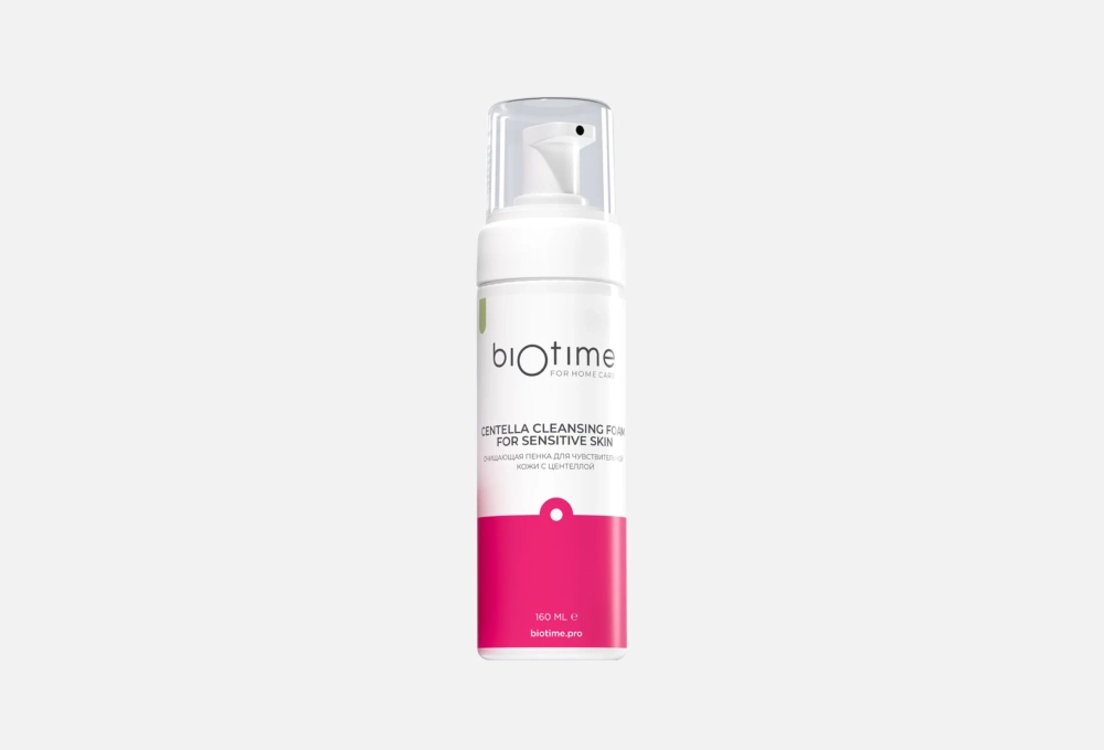 BIOTIME FOR HOME CARE МЯГКАЯ ПЕНКА ДЛЯ УМЫВАНИЯ С ЦЕНТЕЛЛОЙ, 160мл.