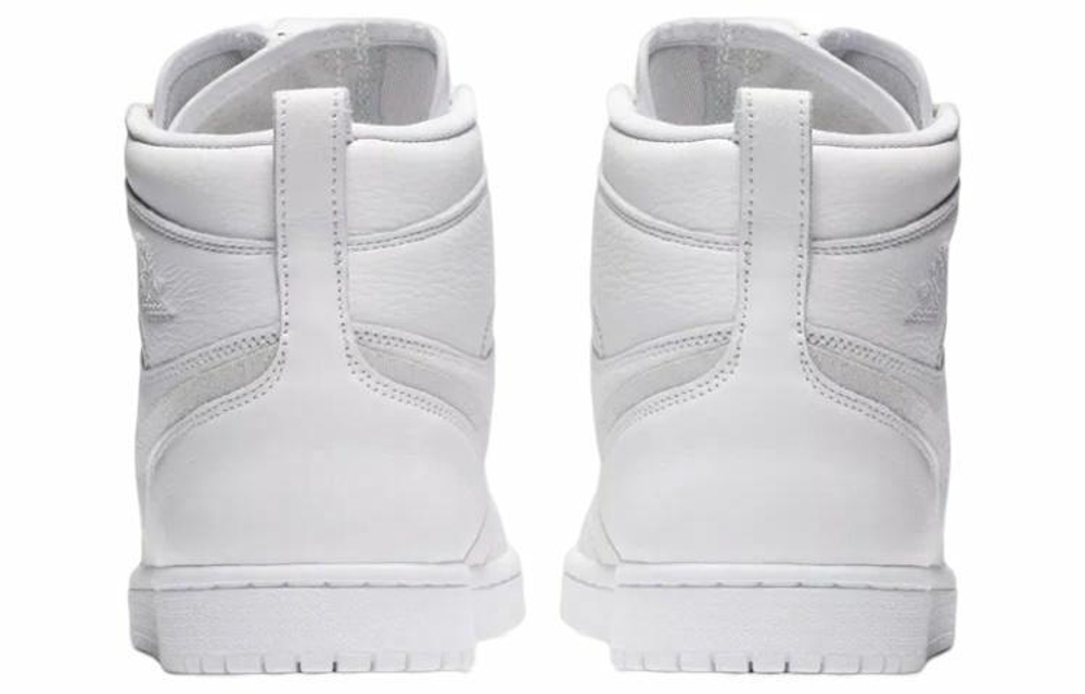 Кроссовки Jordan Air Jordan 1 Retro High Zip White (Женская размерная сетка)