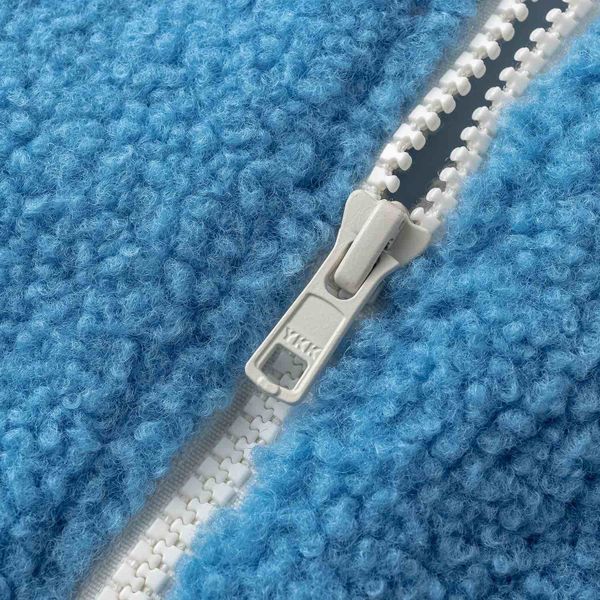 Куртка Furry Big Logo HTF белая/голубая - фото 7