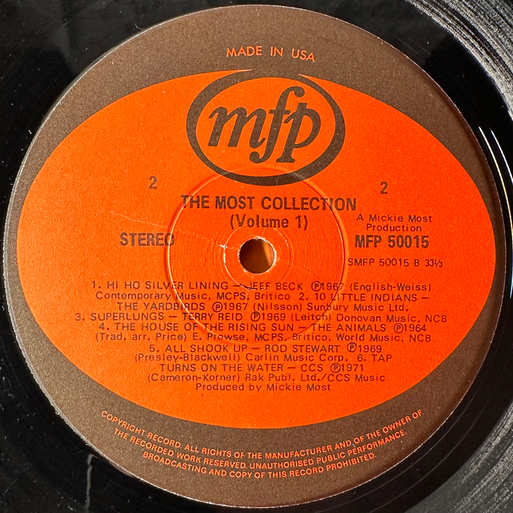 Сборник The Most Collection Volume 1 (США 1971г.)