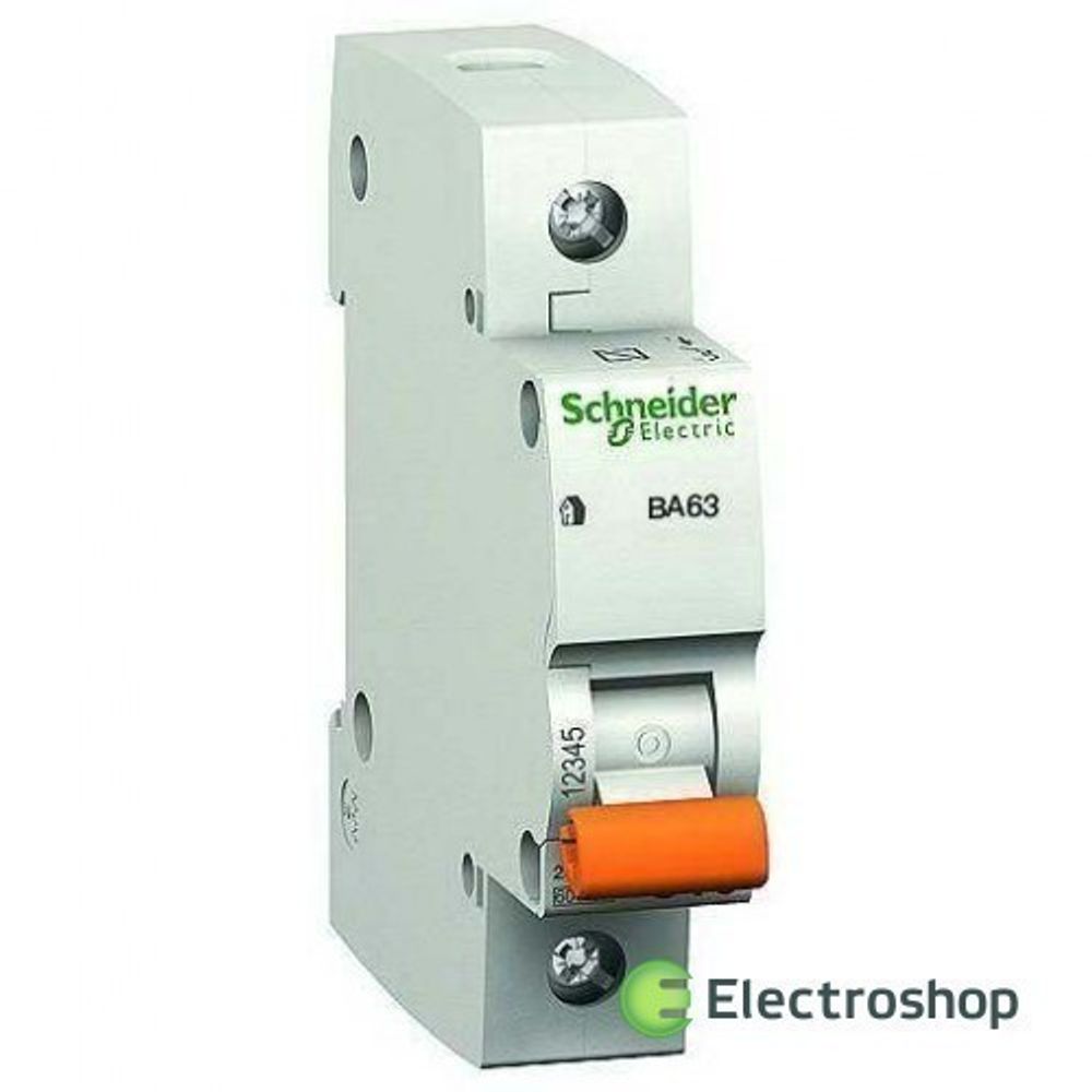 Выключатель автоматический Schneider BA63 C 1P 4.5kA