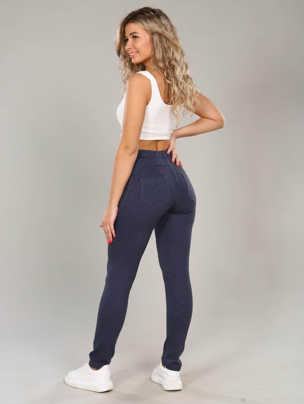 Стрела - брюки индиго Iv-capriz