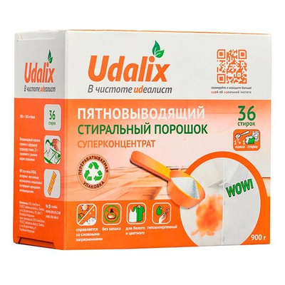 Стиральный порошок концентрат Udalix Ultra пятновыводителем  900 г