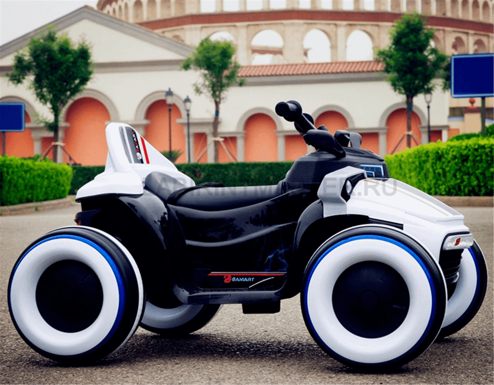 Детский электромобиль  "Rideable" белый