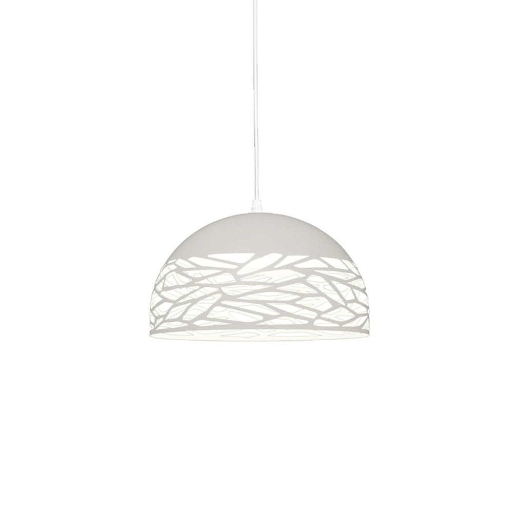 Pendant design lamp Kelly Cluster by Studio Italia Design (White/hemisphere)
