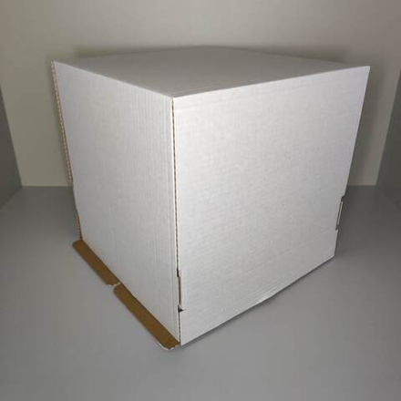 Коробка для торта белая 30х30х30 см