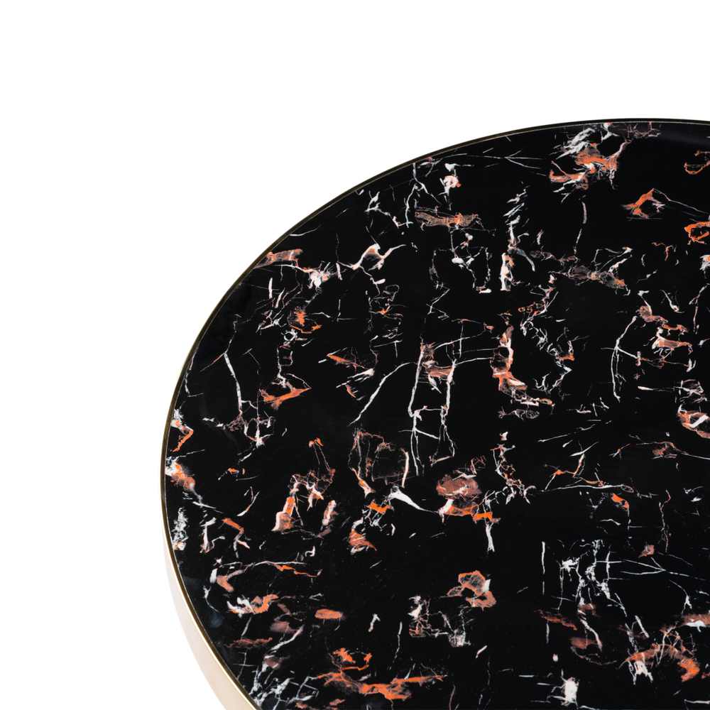 Стол деревянный Woodville Selina 80х72 black, gold