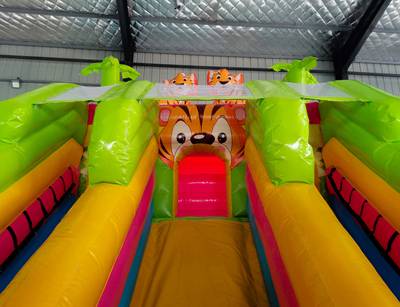 Коммерческий надувной батут «Тигриная страна 3», 8*4*5 м