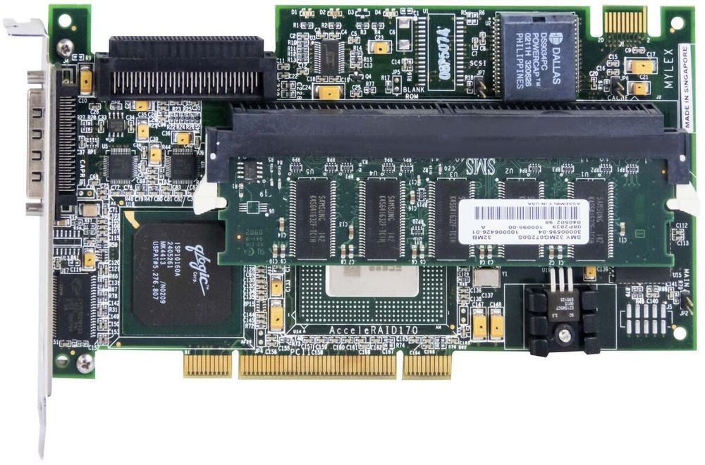 Контроллер Mylex AcceleRaid 170, 1 Ultra 160 Wide SCSI channel, 32MB SDRAM 08P4142