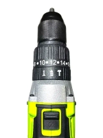 Дрель-шуруповерт аккумуляторная Greenworks Арт. 3704107UA, 24V, c 1хАКБ 2 Ач и ЗУ в кейсе