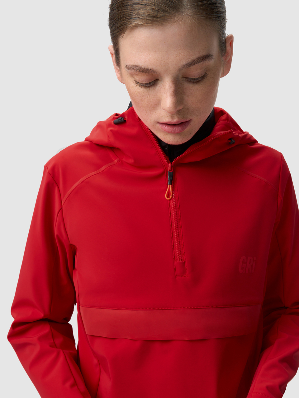 Анорак женский Маяк красно-оранжевый