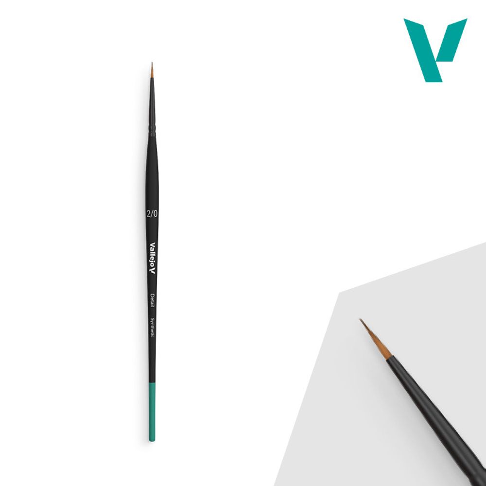 Round Synthetic Brush No. 2/0 Round Synthetic Brush No. 2/0