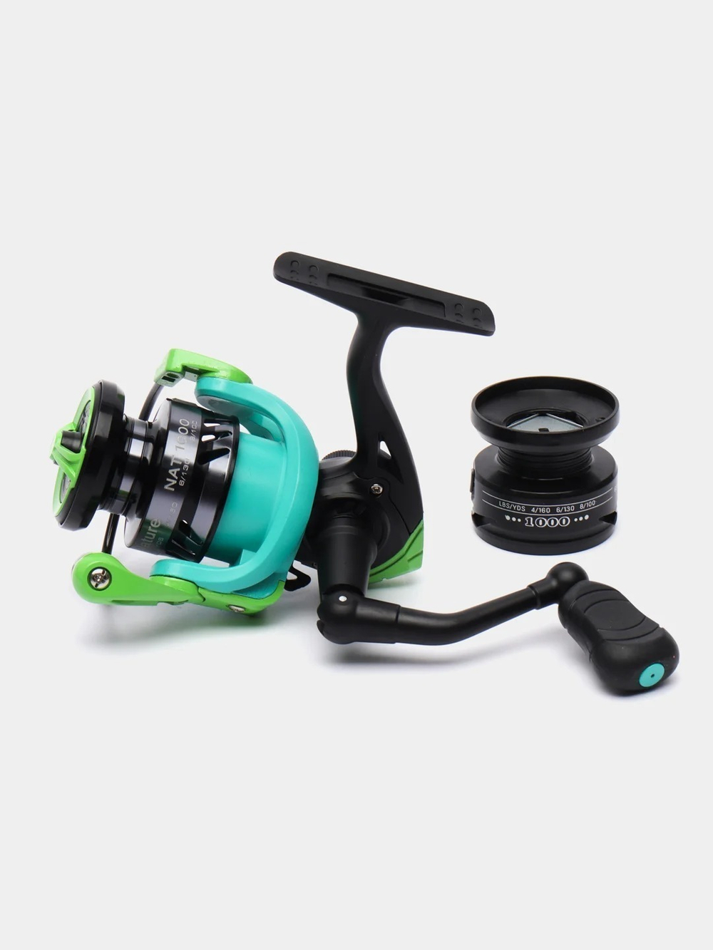 Катушка безынерционная Kaida Nature с доп. шпулей (3000, 5+1BB, мет.шпуля)