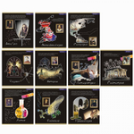 Комплект предметных тетрадей А5 36л., 10 предметов, со справочным материалом, на скрепке, мелованный картон (стандарт), Alingar "К доске!"