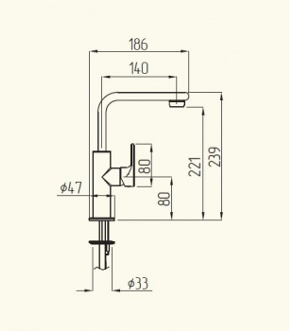 Смеситель Migliore Tenesi 25417 для раковины, высокий