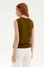 23535 Джемпер женский (оливковый)
