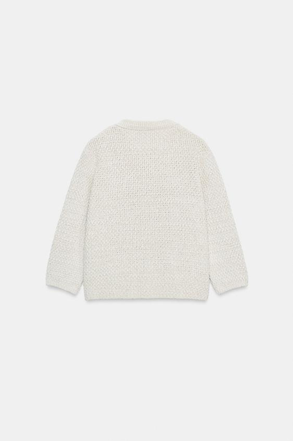 ZARA КАРДИГАН С РУКАВОМ 3/4, СВЕТЛО-БЕЖЕВЫЙ