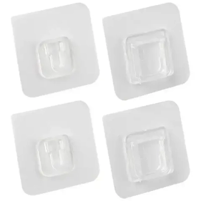 Крючки самоклеящиеся из двух деталей, 2 пары