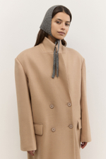 Пальто объемного кроя