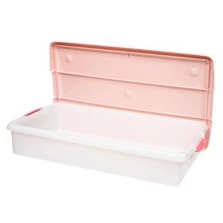 IRIS Короб для хранения THIN BOX UG-850 белый/розовый  /6