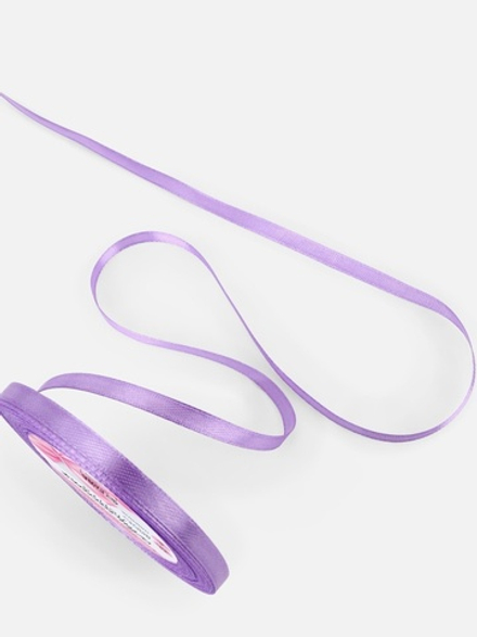 Лента атласная фиолетовая 23м