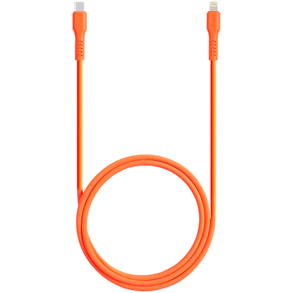 ttec  Type-C - Lightning Charge / Data Cable , 120cm,Neon Orange