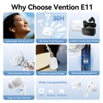 True Wireless Bluetooth Earbuds ECHO LITE E11 White