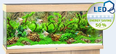 Аквариум Juwel Rio 350 LED светлое дерево