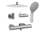 Душевая система BRASKO (смеситель термостатический) 3 режима шланг 150 металл