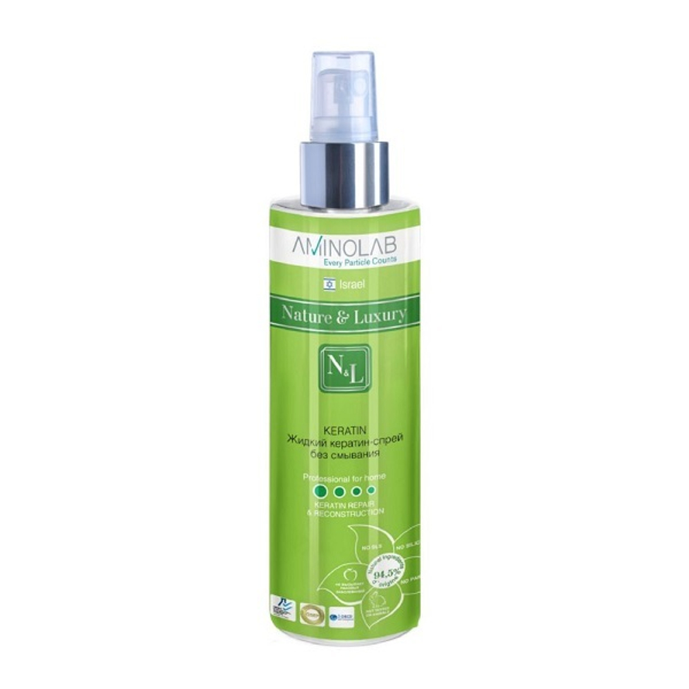 Спрей-кератин жидкий без смывания Nature&Luxury Keratin Repair 250мл