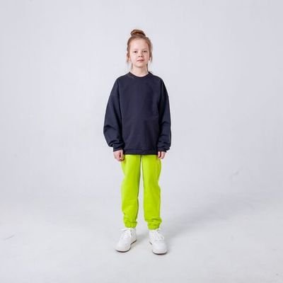 Oversized sweatshirt for teens - GRAPHITE