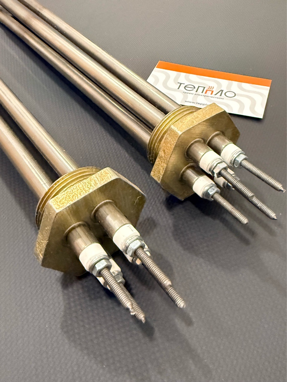 Блок ТЭНБ 2.0 кВт (фланец G1 1/4" нерж. сталь)