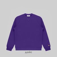  Толстовка мужская Carhartt WIP Chase Sweatshirt артикул:I033660_tyrian - купить в магазине Дайс