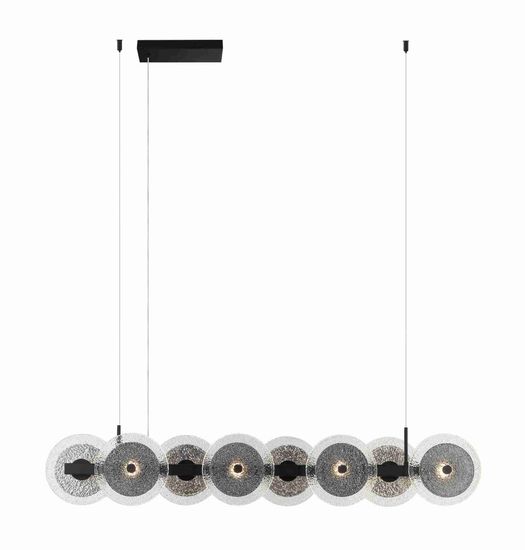 7033MD-1200SB/CL+SE BLACK METAL (1) Люстра (NW)