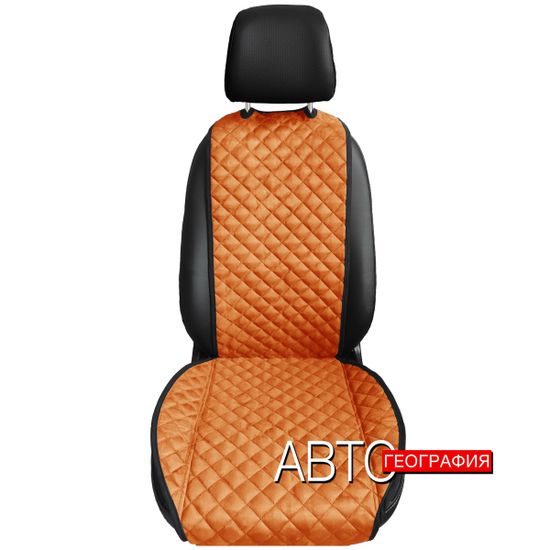 Накидка на сиденья авто из алькантары "Ромб" (1 место)
