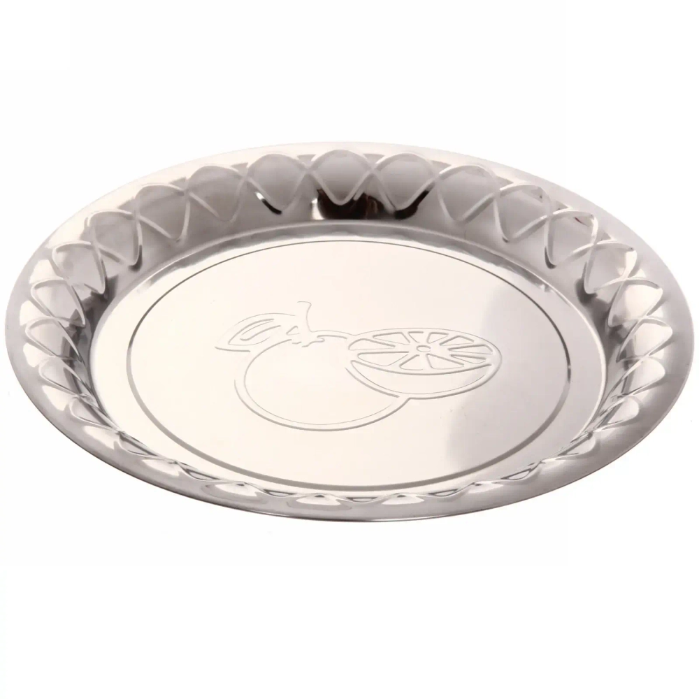 Поднос металлический «Лимоны» 26 см