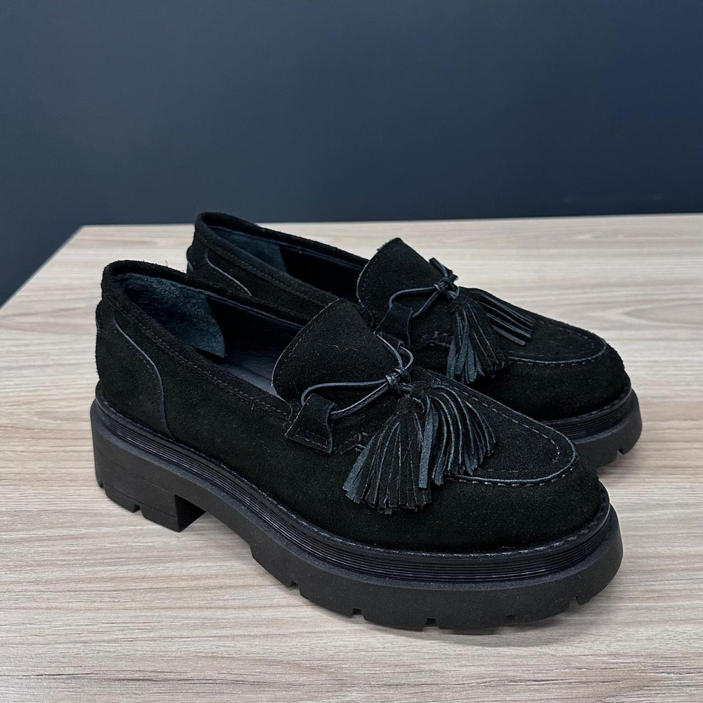 Туфли женские Roberto Serpentini черные замша