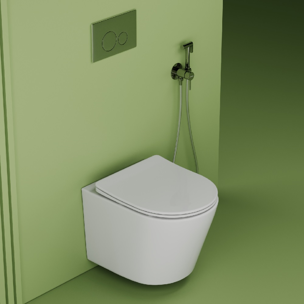 Гигиенический душ Sancos Start со смесителем, цвет хром глянцевый