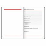 Ежедневник недатированный А5 (138х213 мм), BRAUBERG VISTA, под кожу, гибкий, 136 л., "Sunset at sea", 112041