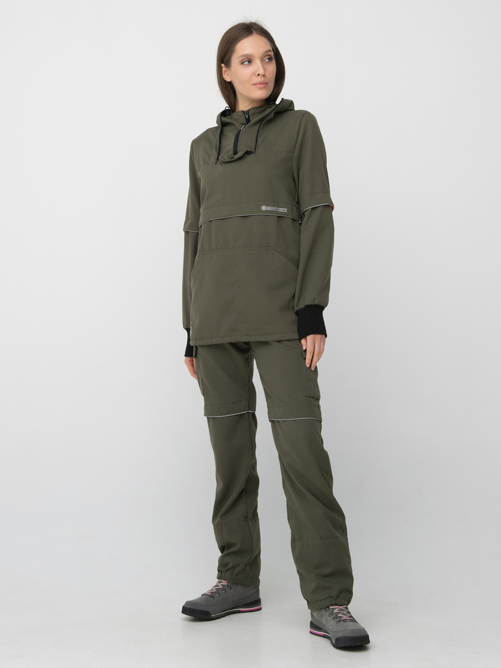 Костюм женский Антигнус-Люкс (Сорочка, Светлый пиксель) 52-54/158-164