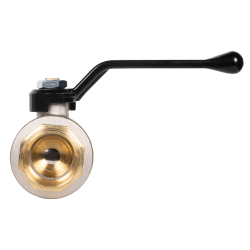 Кран шаровой латунный LD Pride 47.40.B-Н.Р Ду 40 Ру 25 вн-нр, (рычаг)