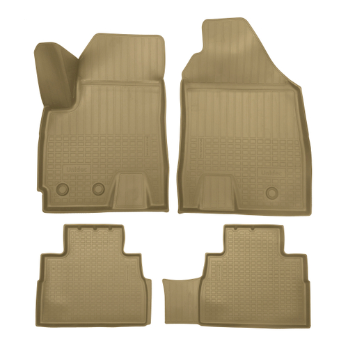 Ковры в салон Norplast/Unidec для JETOUR X70PLUS (2020-) Бежевый, арт.NPA11-C375-720-B