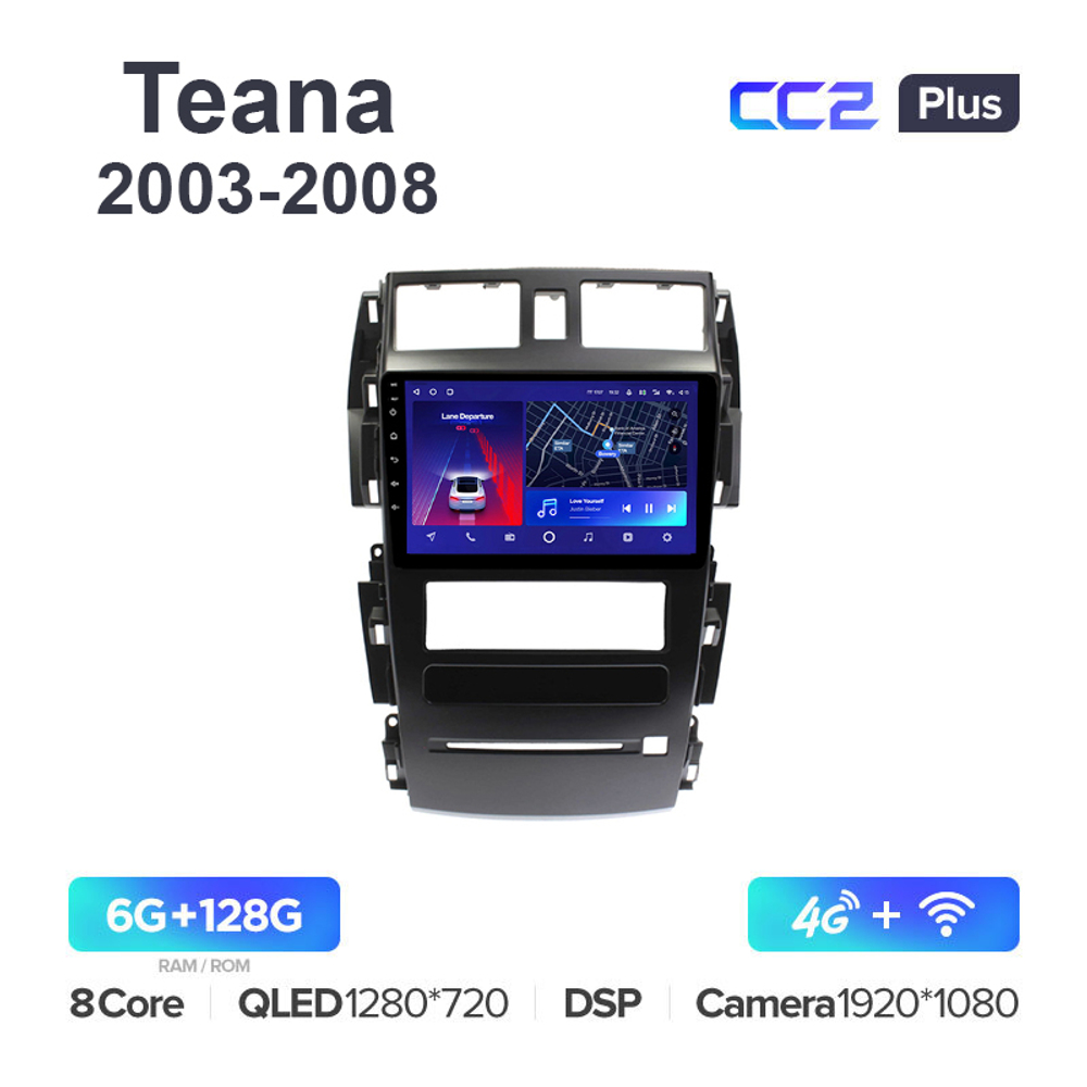 Teyes CC2 Plus 9"для Nissan Teana 2003-2008