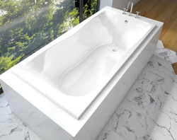 Ванна из литьевого мрамора Эстет Бета 170х80 белая, ФР-00001321