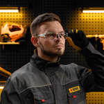 Очки защитные открытые, поликарбонатные, прозрачная линза Denzel 89198