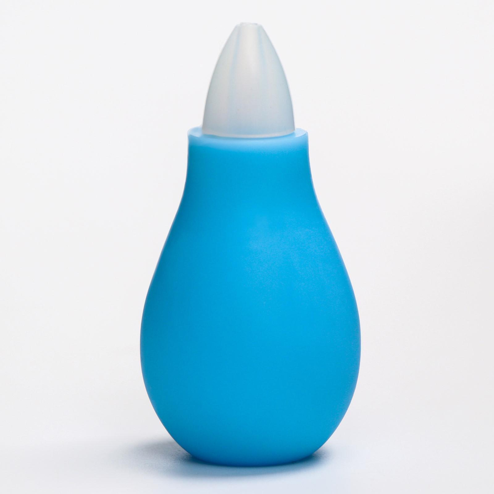 5276538 Аспиратор назальный, с колпачком, цвет голубой