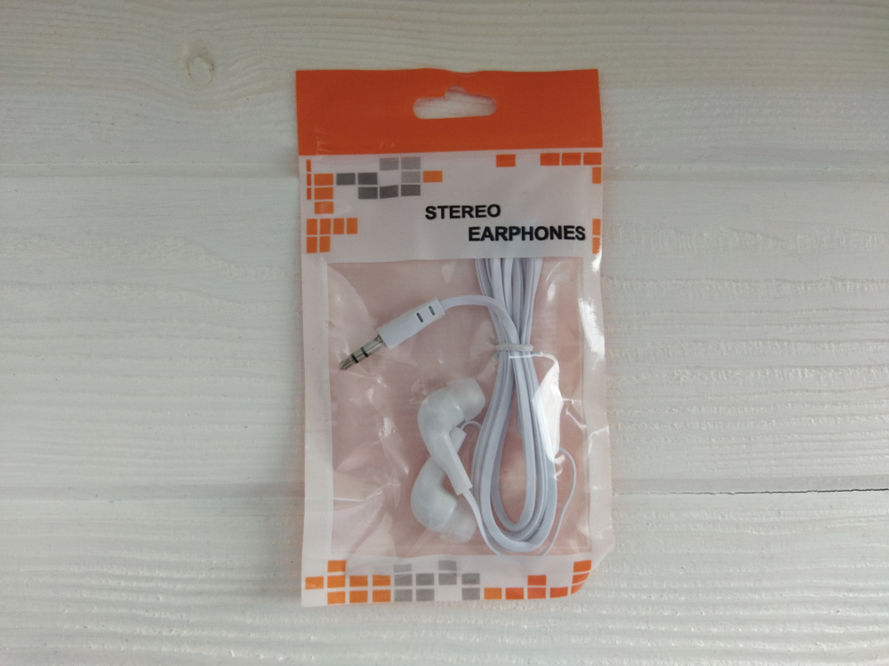 Наушники Stereo Earphones белые