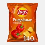 Чипсы Lays Рифлёные Паприка 140г